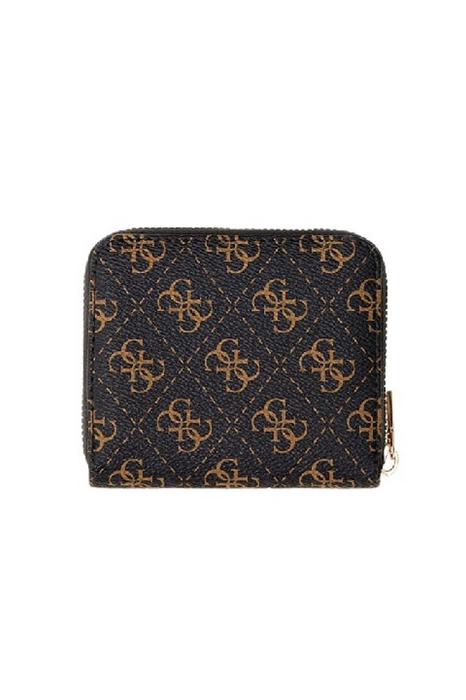 GUESS LAUREL II SLG SMALL ZIP AROUND ΠΟΡΤΟΦΟΛΙ ΓΥΝΑΙΚΕΙΟ BROWN