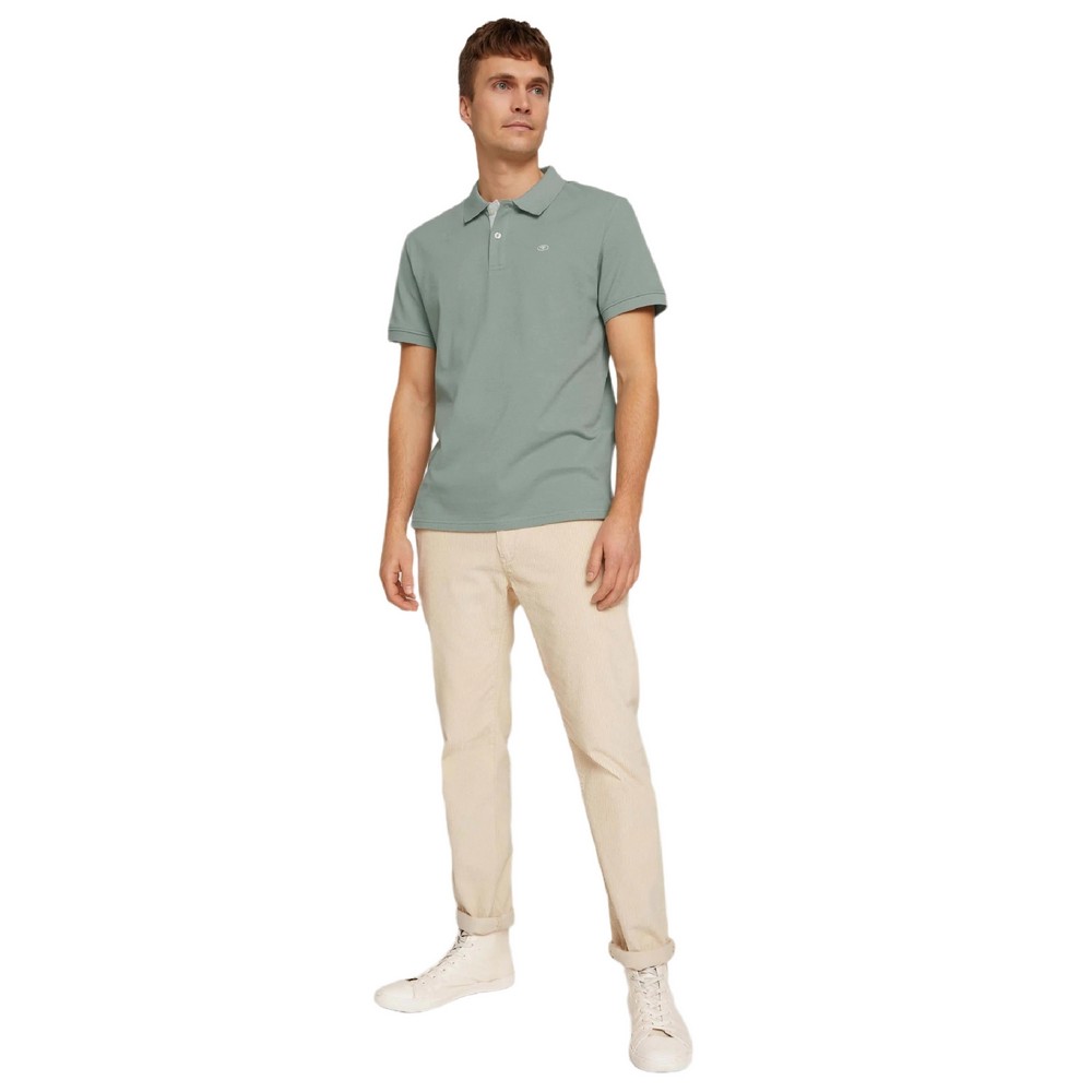 ΜΠΛΟΥΖΑ POLO BACIC WITH CONTRAST ΑΝΔΡΙΚΗ TOM TAILOR MINT ΜΠΛΟΥΖΑ POLO BACIC WITH CONTRAST ΑΝΔΡΙΚΗ TOM TAILOR MINT