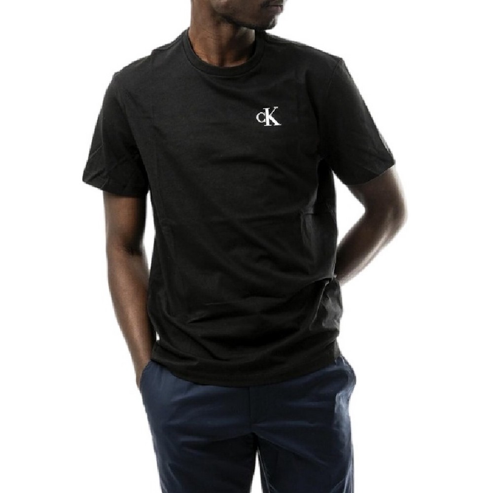CALVIN KLEIN JEANS 30S CLASSIC BACK MONOLOGO T-SHIRT ΜΠΛΟΥΖΑ ΑΝΔΡΙΚΗ BLACK