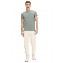 T-SHIRT TEXTURED ΑΝΔΡΙΚΟ TOM TAILOR MINT T-SHIRT TEXTURED ΑΝΔΡΙΚΟ TOM TAILOR MINT