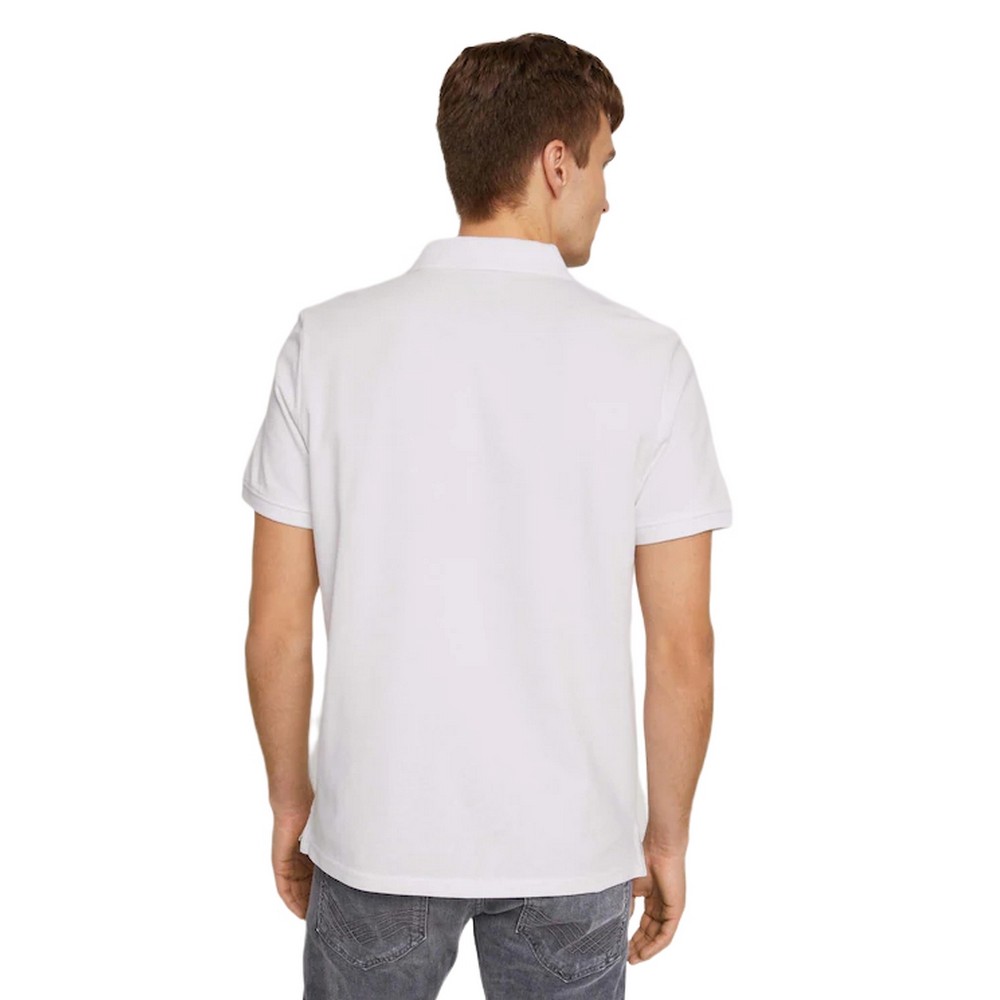 ΜΠΛΟΥΖΑ POLO BACIC WITH CONTRAST ΑΝΔΡΙΚΗ TOM TAILOR WHITE ΜΠΛΟΥΖΑ POLO BACIC WITH CONTRAST ΑΝΔΡΙΚΗ TOM TAILOR WHITE