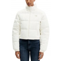 TOMMY JEANS FLAG BACK CROP ESS PUFFER ΜΠΟΥΦΑΝ ΓΥΝΑΙΚΕΙΟ OFF WHITE