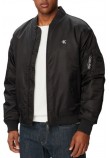 CALVIN KLEIN JEANS NYLON BOMBER JKT ΜΠΟΥΦΑΝ ΑΝΔΡΙΚΟ BLACK