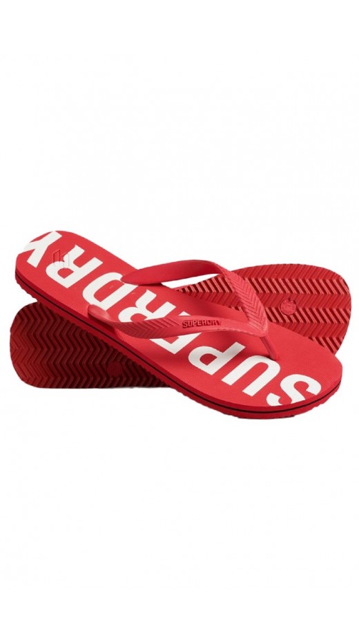 SUPERDRY CODE FILP FLOPS ΠΑΝΤΟΦΛΑ ΑΝΔΡΙΚΗ RED