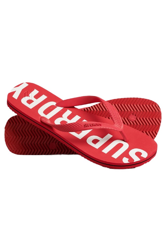 SUPERDRY CODE FILP FLOPS ΠΑΝΤΟΦΛΑ ΑΝΔΡΙΚΗ RED