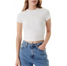 TOMMY JEANS SLIM SH SCRIPT TEE T-SHIRT ΜΠΛΟΥΖΑ ΓΥΝΑΙΚΕΙΑ WHITE