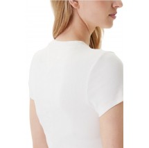 TOMMY JEANS SLIM SH SCRIPT TEE T-SHIRT ΜΠΛΟΥΖΑ ΓΥΝΑΙΚΕΙΑ WHITE