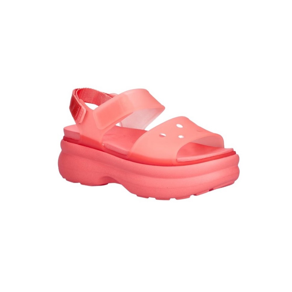 CROCS SOHO FROSTED Y STRAP 212651 ΠΕΔΙΛΟ ΓΥΝΑΙΚΕΙΟ PINK