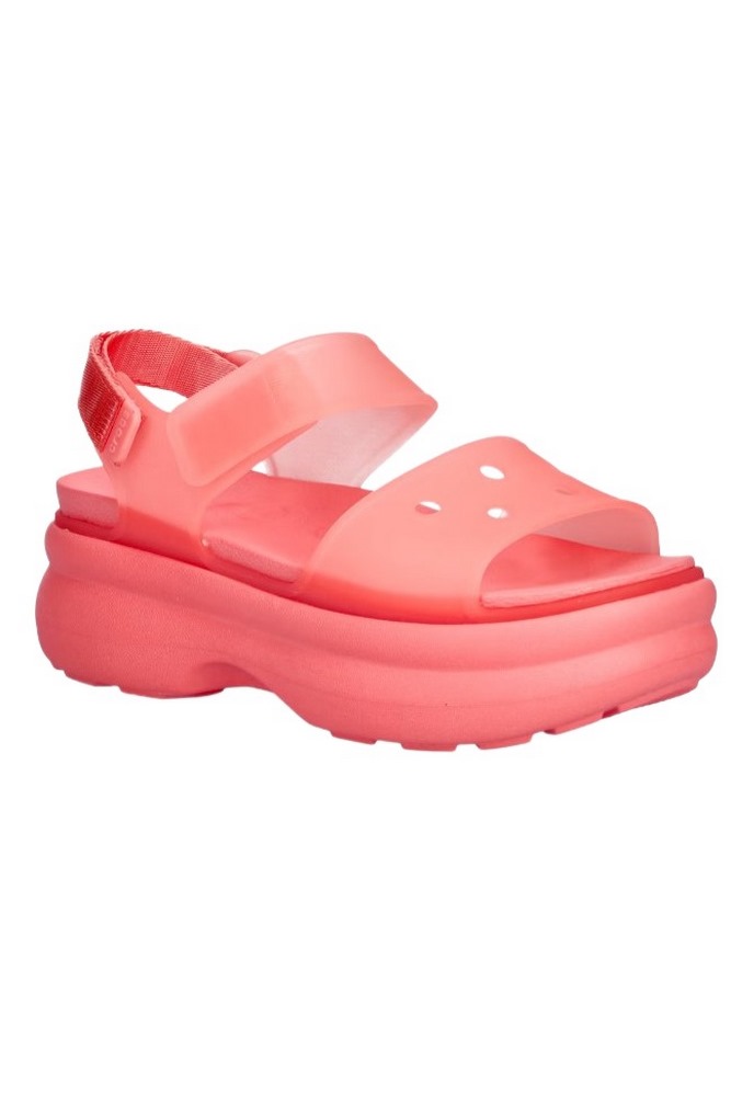 CROCS SOHO FROSTED Y STRAP 212651 ΠΕΔΙΛΟ ΓΥΝΑΙΚΕΙΟ PINK