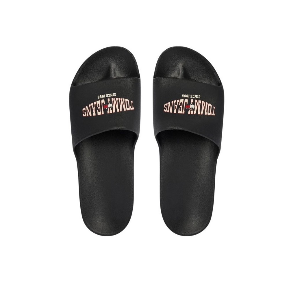 TOMMY JEANS INJECTED SANDAL ΠΑΝΤΟΦΛΑ ΑΝΔΡΙΚΗ BLACK