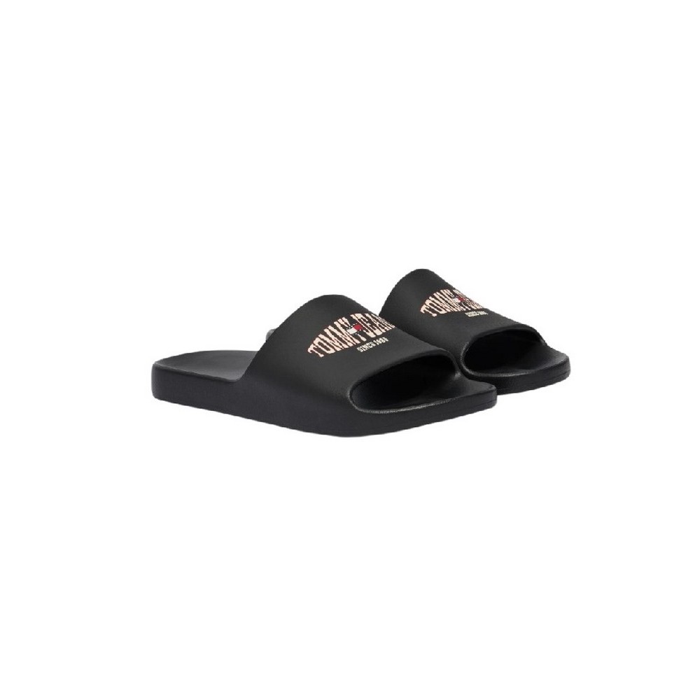 TOMMY JEANS INJECTED SANDAL ΠΑΝΤΟΦΛΑ ΑΝΔΡΙΚΗ BLACK