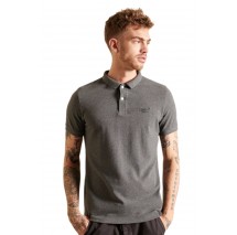 ΜΠΛΟΥΖΑ POLO ΜΠΛΟΥΖΑ ΑΝΔΡΙΚΗ  SUPERDRY DARK GREY