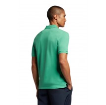 LYLE & SCOTT ESSENTIALS PLAIN POLO T-SHIRT ΜΠΛΟΥΖΑ ΑΝΔΡΙΚΗ GREEN