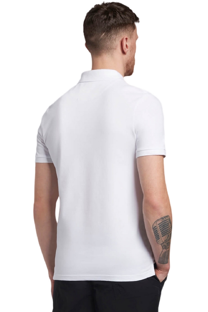 LYLE & SCOTT ESSENTIALS PLAIN POLO SHIRT ΜΠΛΟΥΖΑ ΑΝΔΡΙΚΗ WHITE