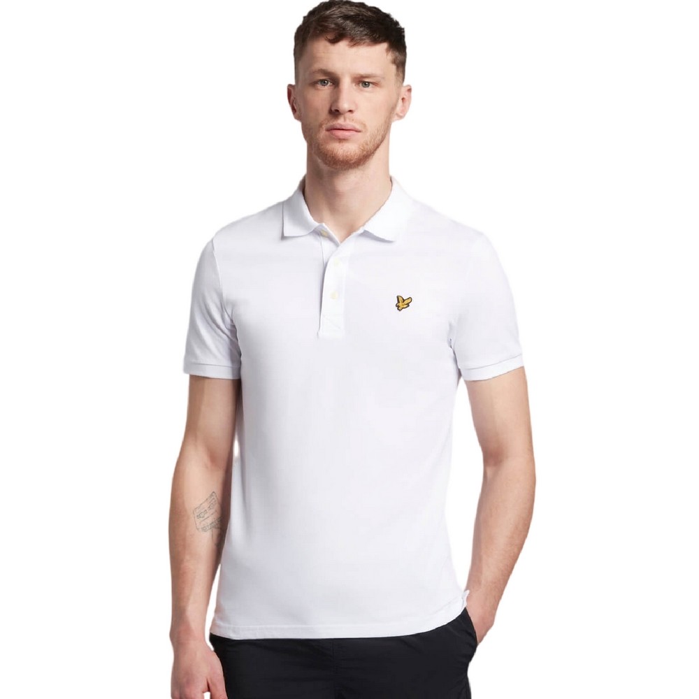 ΜΠΛΟΥΖΑ POLO  ΑΝΔΡΙΚΟ LYLE AND SCOTT WHITE