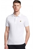 LYLE & SCOTT ESSENTIALS PLAIN POLO T-SHIRT ΜΠΛΟΥΖΑ ΑΝΔΡΙΚΗ WHITE