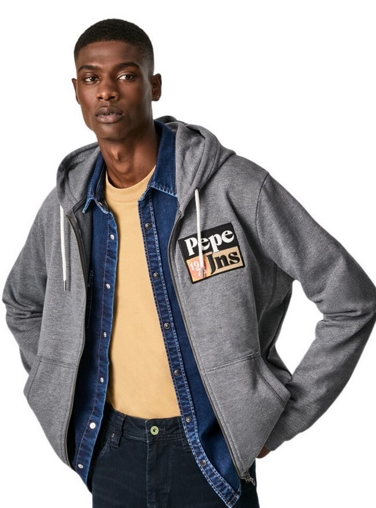 ΖΑΚΕΤΑ ΑΝΔΡΙΚΗ PEPE JEANS GREY