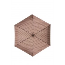 GUESS MINI OPEN CLOSE UMBRELLA ΑΞΕΣΟΥΑΡ ΟΜΠΡΕΛΑ ΓΥΝΑΙΚΕΙΑ LATTE