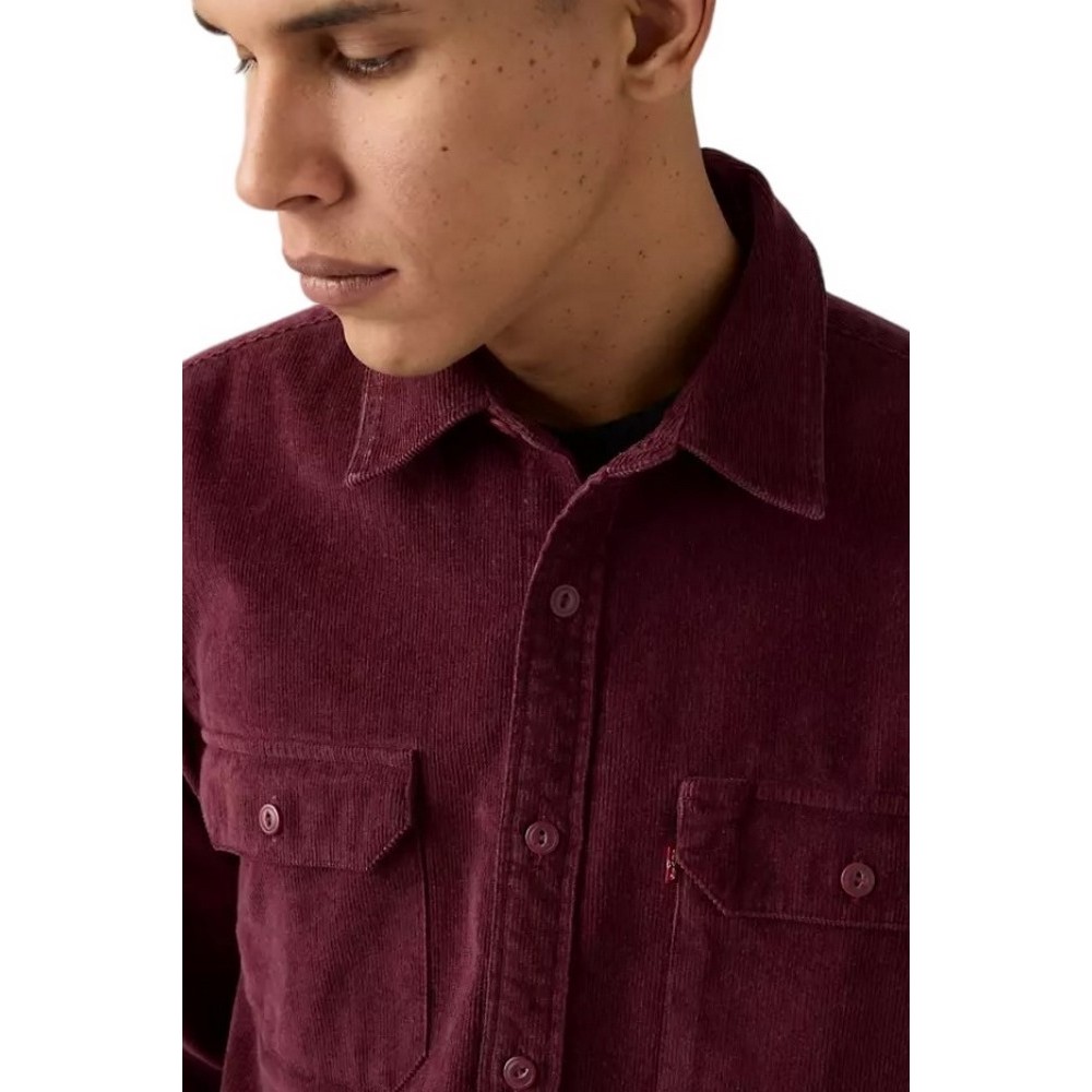 LEVIS JACKSON WORKER ΠΟΥΚΑΜΙΣΟ ΑΝΔΡΙΚΟ BORDEAUX