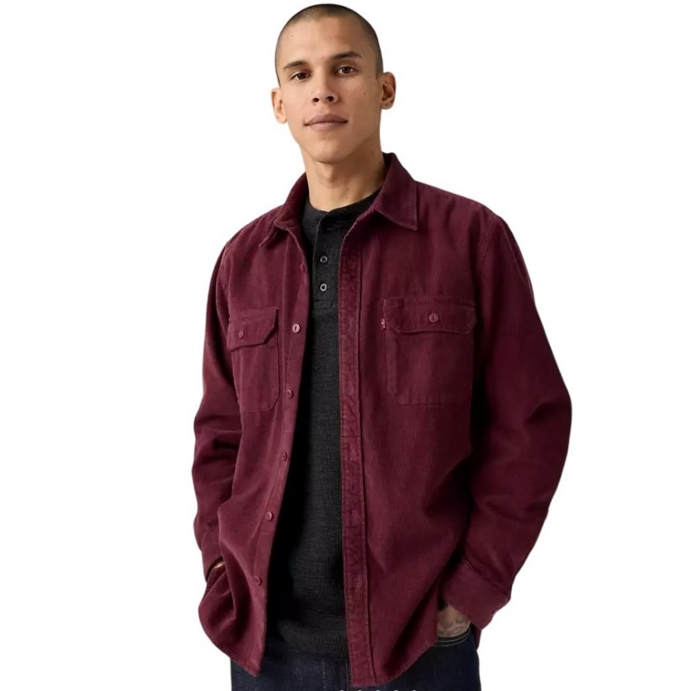 LEVIS JACKSON WORKER ΠΟΥΚΑΜΙΣΟ ΑΝΔΡΙΚΟ BORDEAUX