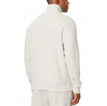 TOMMY JEANS REG FLEECE 1/4ZIP MOCK NECK ΜΠΛΟΥΖΑ ΦΟΥΤΕΡ ΑΝΔΡΙΚΗ GREY