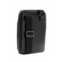 GUESS BOSTON CROSSBODY FLAT ΤΣΑΝΤΑ ΑΝΔΡΙΚΗ BLACK