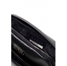 GUESS BOSTON CROSSBODY FLAT ΤΣΑΝΤΑ ΑΝΔΡΙΚΗ BLACK
