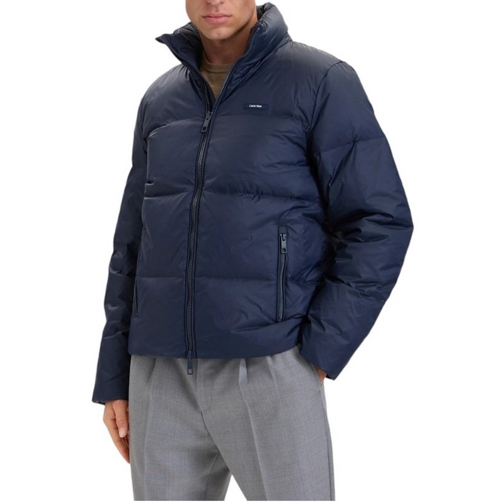 CALVIN KLEIN MDWT NYLON DOWN PUFFER JKT ΜΠΟΥΦΑΝ ΑΝΔΡΙΚΟ NAVY