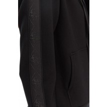 GUESS NEW HOODED SCUBA SWEATSHIRT ΖΑΚΕΤΑ ΦΟΥΤΕΡ ΓΥΝΑΙΚΕΙΑ BLACK