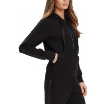 GUESS NEW HOODED SCUBA SWEATSHIRT ΖΑΚΕΤΑ ΦΟΥΤΕΡ ΓΥΝΑΙΚΕΙΑ BLACK