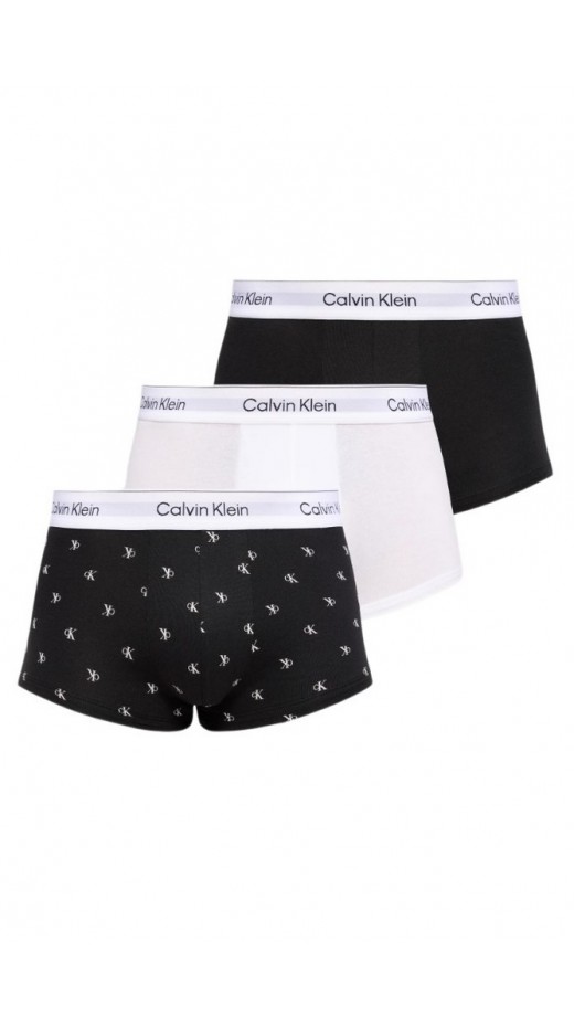 CALVIN KLEIN LOW RISE TRUNK 3PK ΕΣΩΡΟΥΧΟ ΑΝΔΡΙΚΟ WHITE