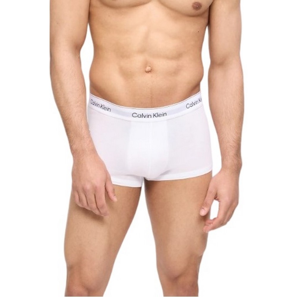 CALVIN KLEIN LOW RISE TRUNK 3PK ΕΣΩΡΟΥΧΟ ΑΝΔΡΙΚΟ WHITE