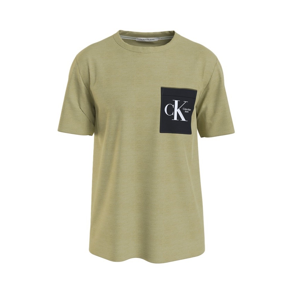 CALVIN KLEIN JEANS DYNAMIC CK CONTRAST POCKET TEE T-SHIRT ΑΝΔΡΙΚΟ