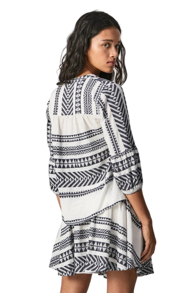 ΠΟΥΚΑΜΙΣΟ ΓΥΝΑΙΚΕΙΟ PEPE JEANS LONDON BLACK/WHITE