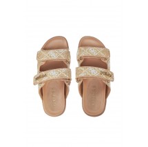 GUESS FADELIZZ FLJFZZFAB19 ΠΑΝΤΟΦΛΑ ΓΥΝΑΙΚΕΙΑ ECRU