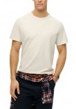 SUPERDRY D1 OVIN ESSENTIALS RELAXED TEE T-SHIRT ΜΠΛΟΥΖΑ ΑΝΔΡΙΚΗ ECRU