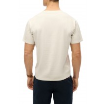 SUPERDRY D1 OVIN ESSENTIALS RELAXED TEE T-SHIRT ΜΠΛΟΥΖΑ ΑΝΔΡΙΚΗ ECRU