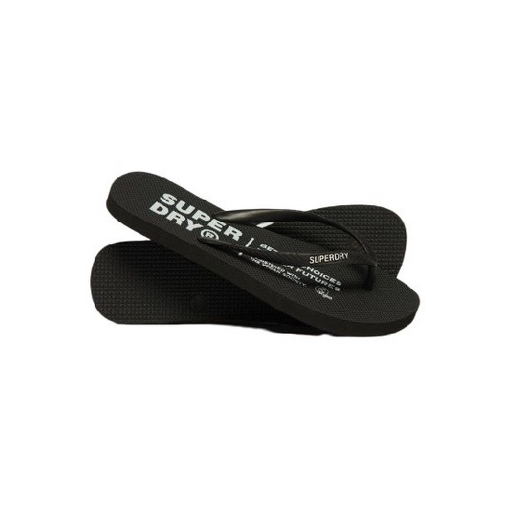 SUPERDRY STUDIOS VEGAN FLIP FLOP ΠΑΝΤΟΦΛΑ ΓΥΝΑΙΚΕΙΑ BLACK