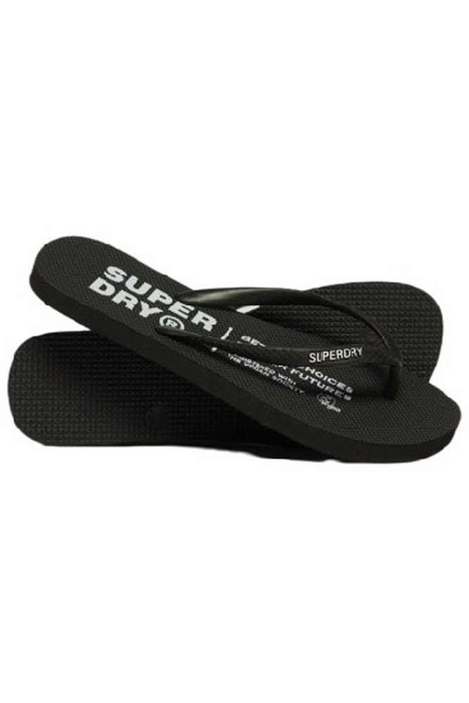 SUPERDRY STUDIOS VEGAN FLIP FLOP ΠΑΝΤΟΦΛΑ ΓΥΝΑΙΚΕΙΑ BLACK