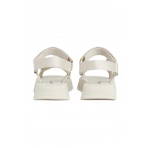 CALVIN KLEIN JEANS SANDAL VELCRO WEBBING ΠΕΔΙΛΟ ΓΥΝΑΙΚΕΙΟ EGGSHELL