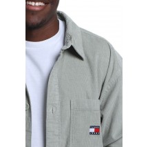 TOMMY JEANS BRICK CORD OVERSHIRT EXT ΠΟΥΚΑΜΙΣΟ ΑΝΔΡΙΚΟ OLIVE