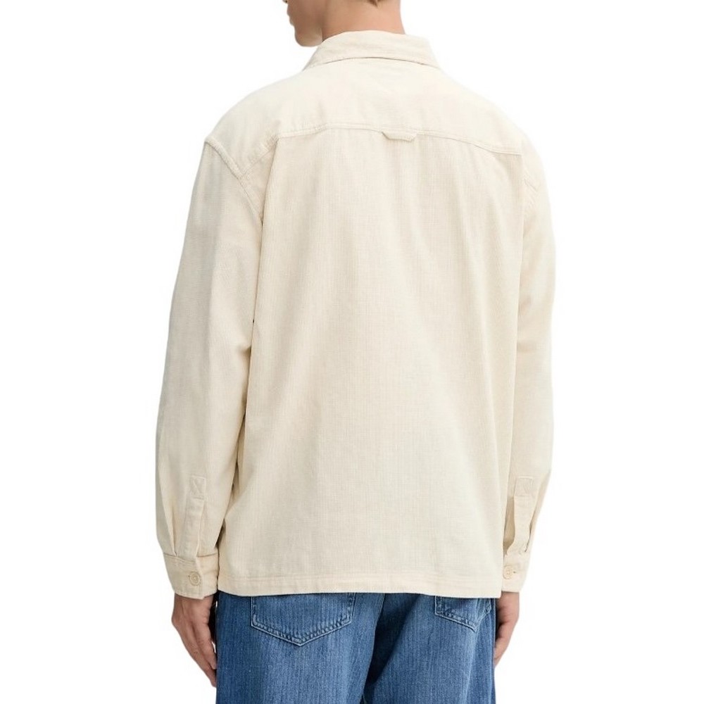 TOMMY JEANS BRICK CORD OVERSHIRT EXT ΠΟΥΚΑΜΙΣΟ ΑΝΔΡΙΚΟ ECRU