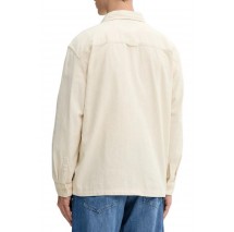 TOMMY JEANS BRICK CORD OVERSHIRT EXT ΠΟΥΚΑΜΙΣΟ ΑΝΔΡΙΚΟ ECRU