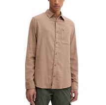 TOMMY JEANS REG FLANNEL SHIRT EXT ΠΟΥΚΑΜΙΣΟ ΑΝΔΡΙΚΟ BROWN