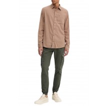 TOMMY JEANS REG FLANNEL SHIRT EXT ΠΟΥΚΑΜΙΣΟ ΑΝΔΡΙΚΟ BROWN