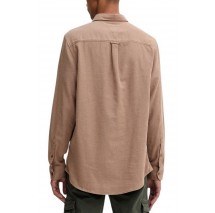 TOMMY JEANS REG FLANNEL SHIRT EXT ΠΟΥΚΑΜΙΣΟ ΑΝΔΡΙΚΟ BROWN