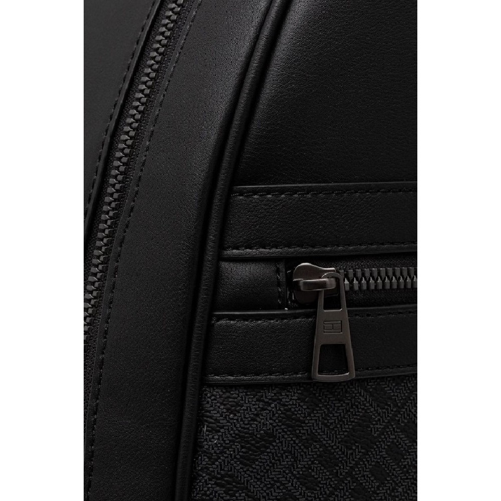 TOMMY HILFIGER MONOGRAM BACKPACK ΤΣΑΝΤΑ ΑΝΔΡΙΚΗ BLACK