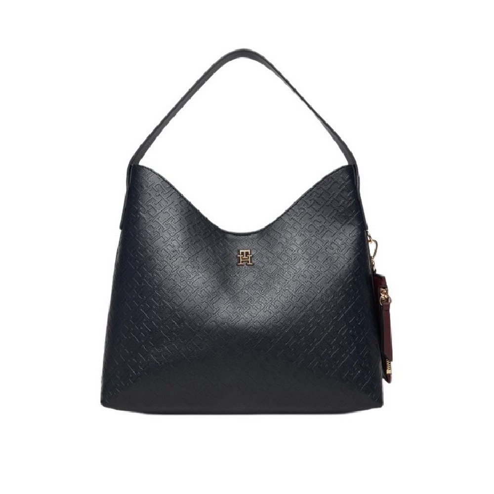 TOMMY HILFIGER ICON SHOULDER BAG MONO ΤΣΑΝΤΑ ΓΥΝΑΙΚΕΙΑ DARK NAVY