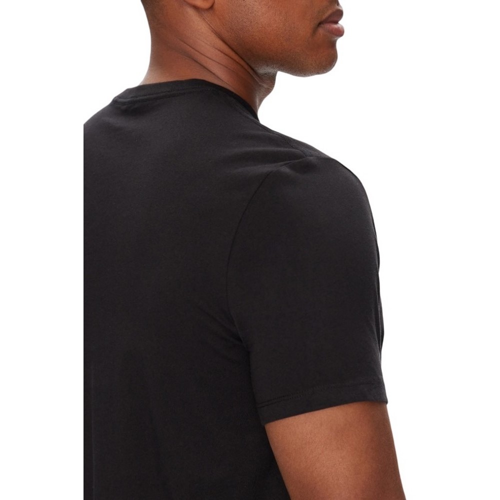 CALVIN KLEIN 30S E CK NY WRD T-SHIRT ΜΠΛΟΥΖΑ ΑΝΔΡΙΚΗ BLACK