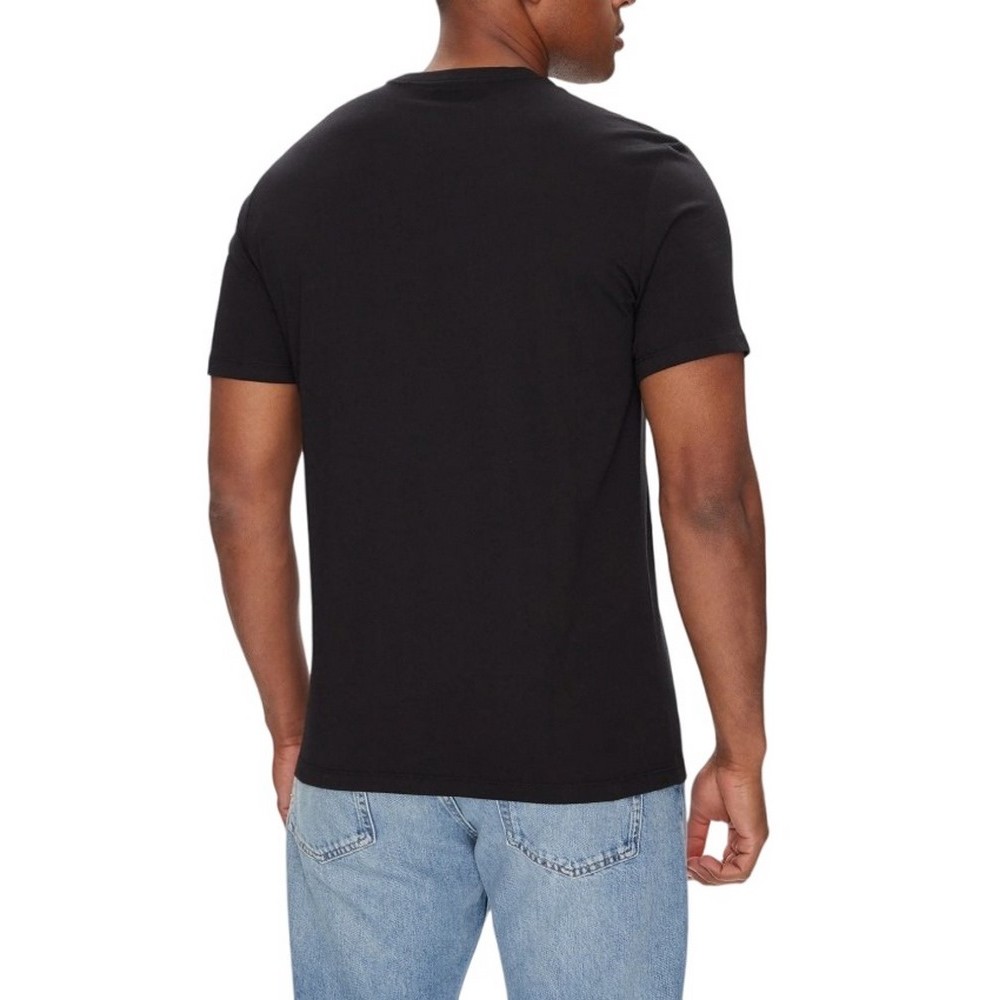 CALVIN KLEIN 30S E CK NY WRD T-SHIRT ΜΠΛΟΥΖΑ ΑΝΔΡΙΚΗ BLACK